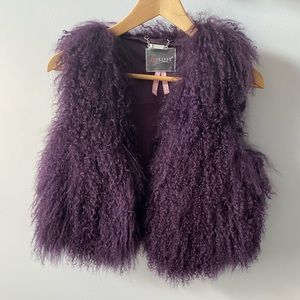 *NEW* Purple Wool Cropped Vest
